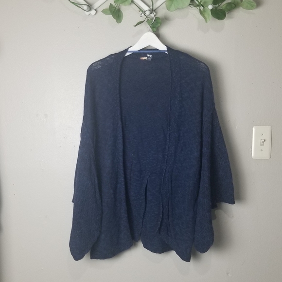 Free People Sweaters - Free People oversized marbled knitted card…